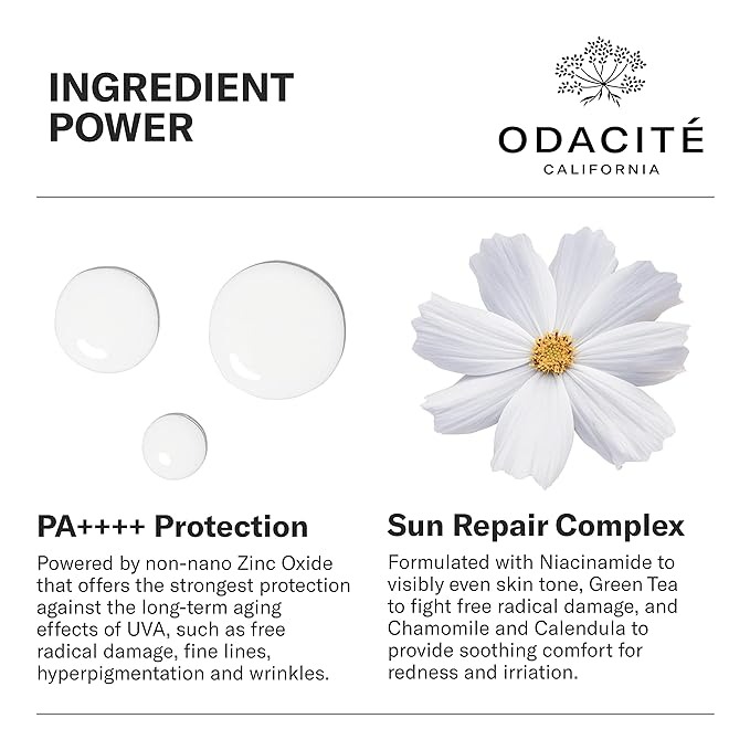 Odacite SPF 50 Mineral Drops Sheer Sunscreen - 30 ml