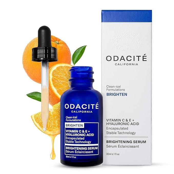 Odacite Brightening Vitamin C & Hyaluronic Facial Serum - 1 Fl Oz