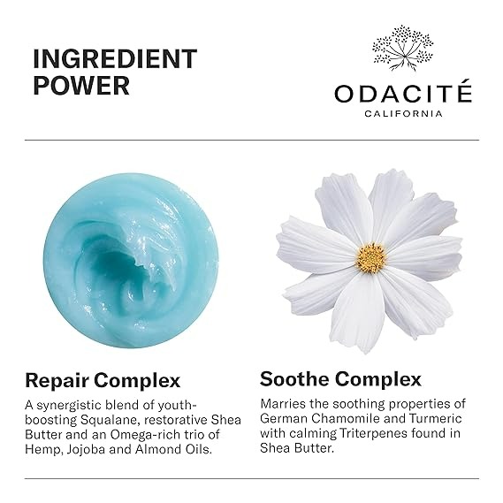 Odacite Skin Care - Face Moisturizer - Le-Blue Balm Repair Balm - 1.69 Fl Oz