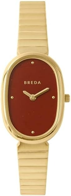 Breda Women's 'Jane' Gold and Metal Bracelet Watch, 23MM