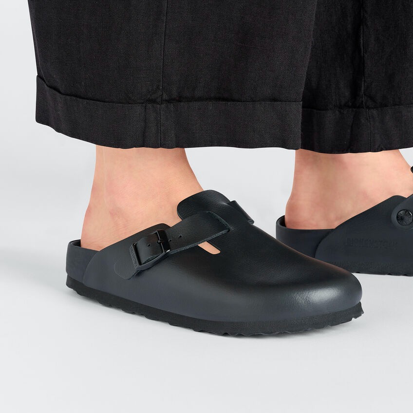 Birkenstock Boston Leather - Black