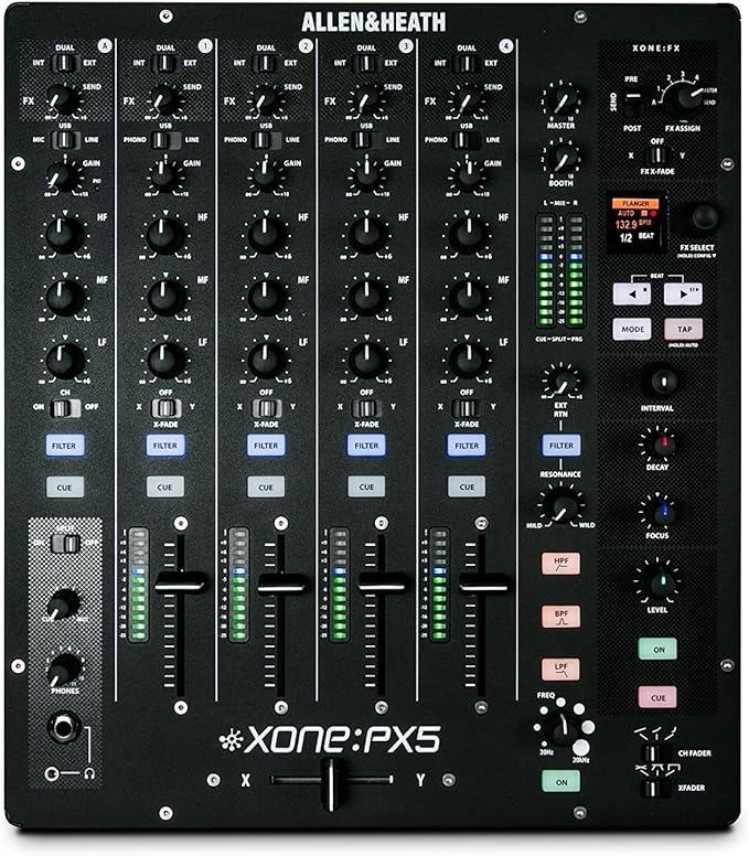 Allen & Heath Xone:PX5 4 + 1 Channel Analog DJ Performance Mixer