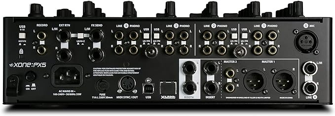 Allen & Heath Xone:PX5 4 + 1 Channel Analog DJ Performance Mixer