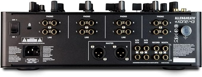 Allen & Heath Xone:43 High Performance 4 + 1 Channel Analog DJ Mixer (AH-XONE:43)