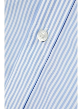 Charvet Striped Cotton-Poplin Shirt - Blue