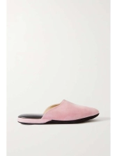 Charvet Suede Slippers - Pink