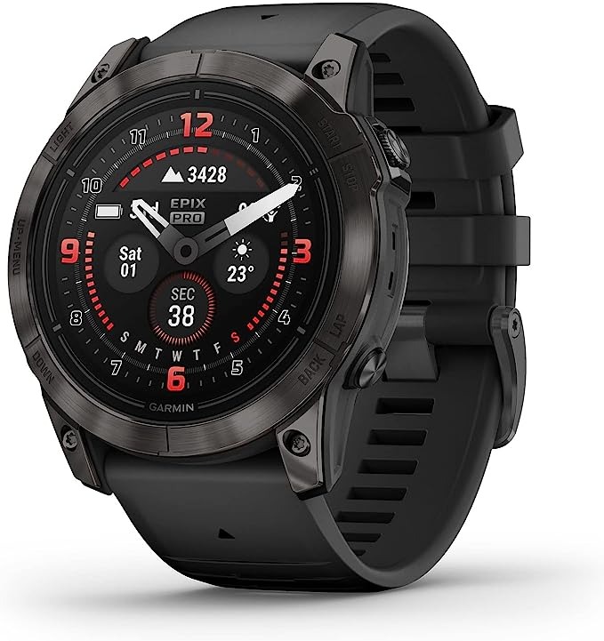 Garmin Epix Pro (Gen 2) Sapphire Edition - 51 mm - Black