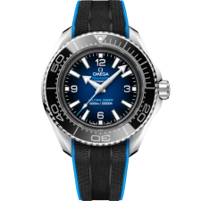 OMEGA SEAMASTER PLANET OCEAN 6000M 45.5 MM, O‑MEGASTEEL ON RUBBER STRAP