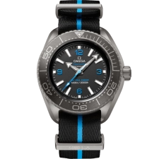 OMEGA SEAMASTER PLANET OCEAN 6000M 45.5 MM, TITANIUM ON NATO STRAP