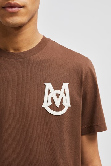 Moncler MONOGRAM T-SHIRT - BROWN