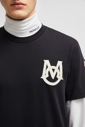 Moncler MONOGRAM T-SHIRT - NAVY BLUE