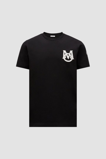 Moncler MONOGRAM T-SHIRT - Black