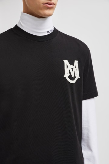 Moncler MONOGRAM T-SHIRT - Black