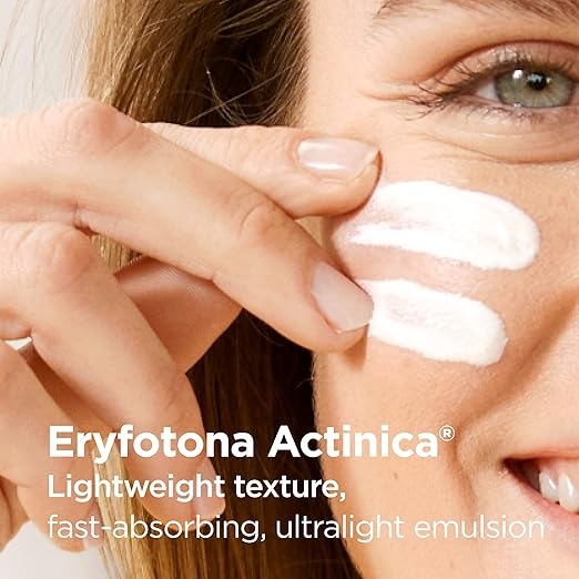 ISDIN Eryfotona Actinica Zinc Oxide and 100% Mineral Sunscreen Broad Spectrum SPF 50+ - 3.4 Fl Oz