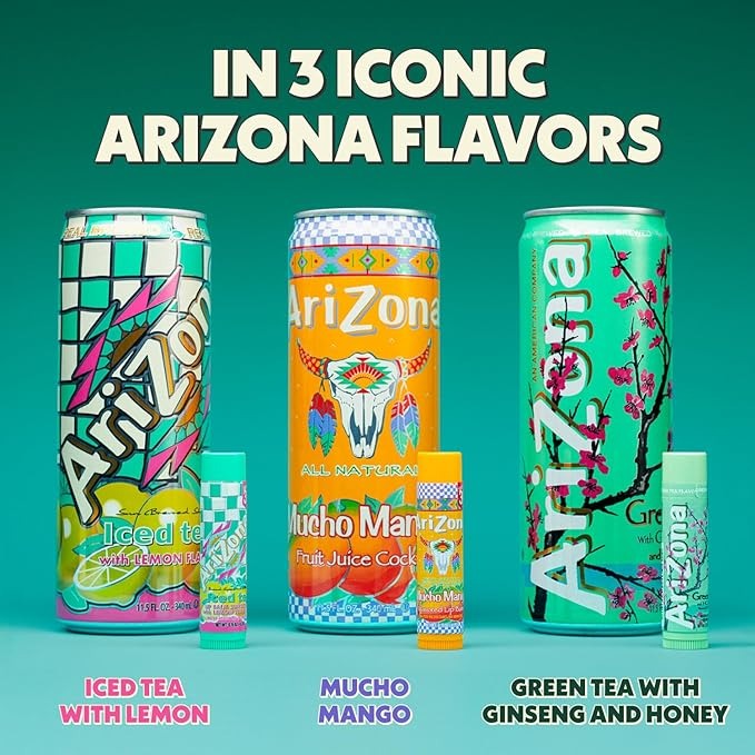 Vacation  AriZona Iced Tea SPF 30 Lip Balms 3-Pack Sunscreen