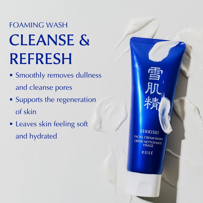 SEKKISEI Facial Cream Wash - 130 Gr