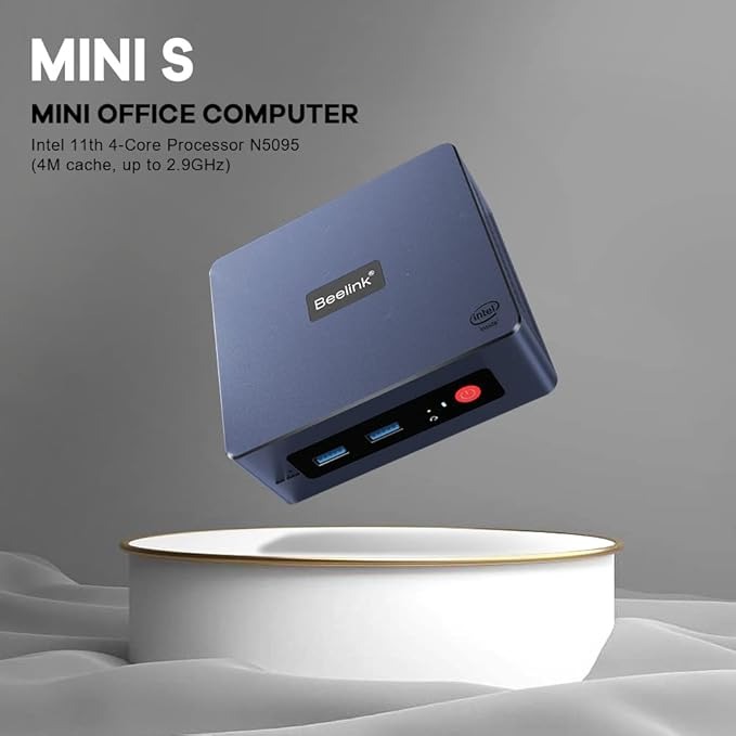 Beelink Mini PC, Mini S Intel 11th Gen 4-Cores N5095