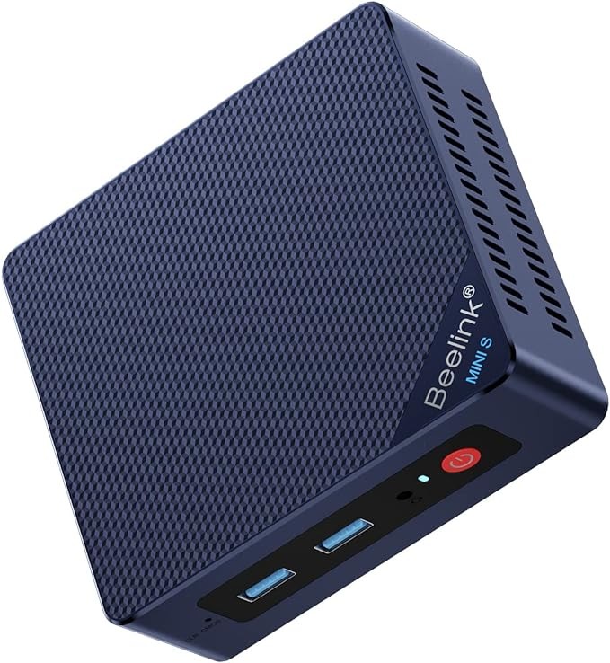 Beelink Mini PC, Mini S12 Pro Intel 12th Gen 4-Core N100 500GB SSD