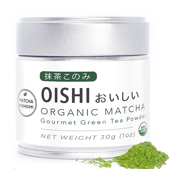 Oishi Matcha 30g - Organic Latte Grade Matcha - First Harvest - Premium Japanese Matcha