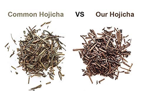 Organic Japanese Hojicha - Yabukita Cultivar - 3.5 Oz Bag - Low Caffeine - Loose Leaf Green Tea