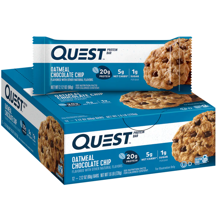 Quest Nutrition Oatmeal Chocolate Chip Protein Bars