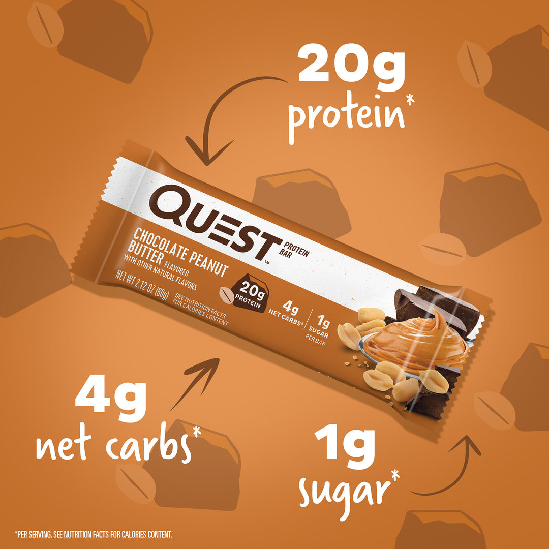 Quest Nutrition Chocolate Peanut Butter Protein Bar