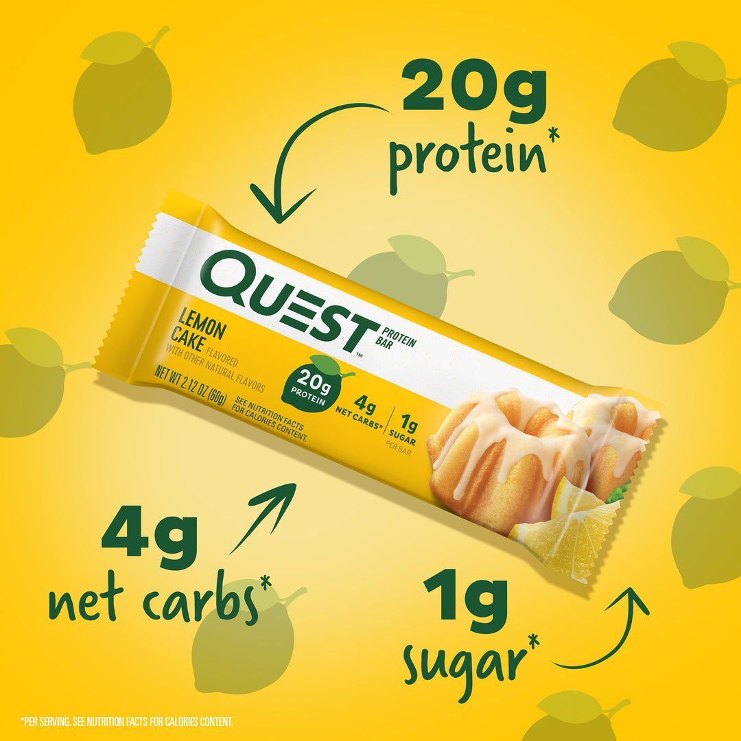 Quest Nutrition Lemon Cake Protein Bars