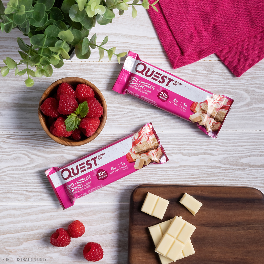 Quest Nutrition White Chocolate Raspberry Protein Bars