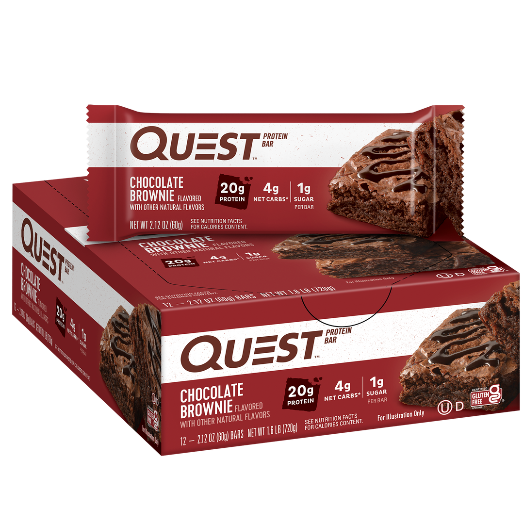 Quest Nutrition Chocolate Brownie Protein Bars