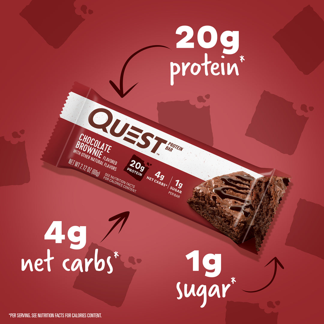 Quest Nutrition Chocolate Brownie Protein Bars