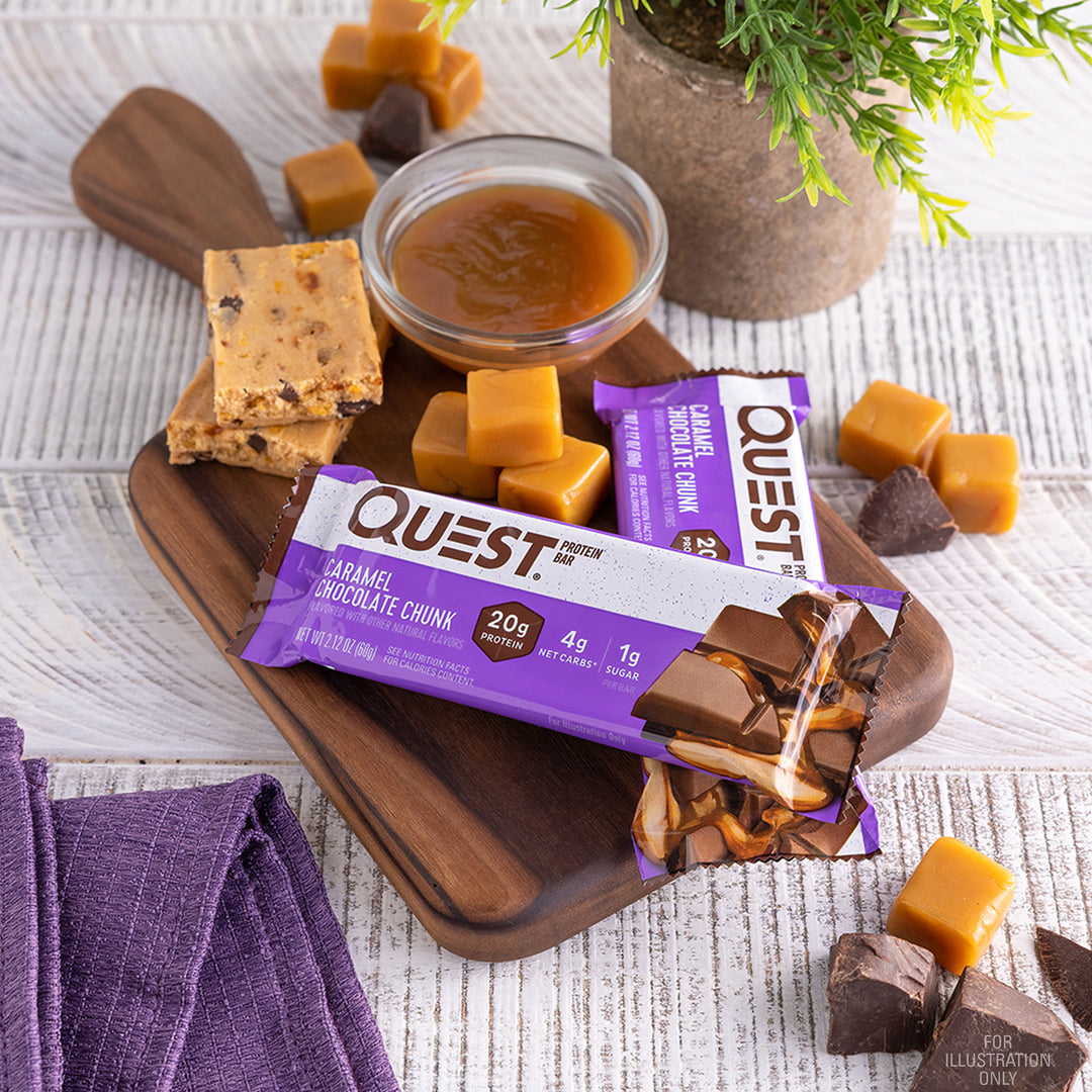 Quest Nutrition Caramel Chocolate Chunk Protein Bars