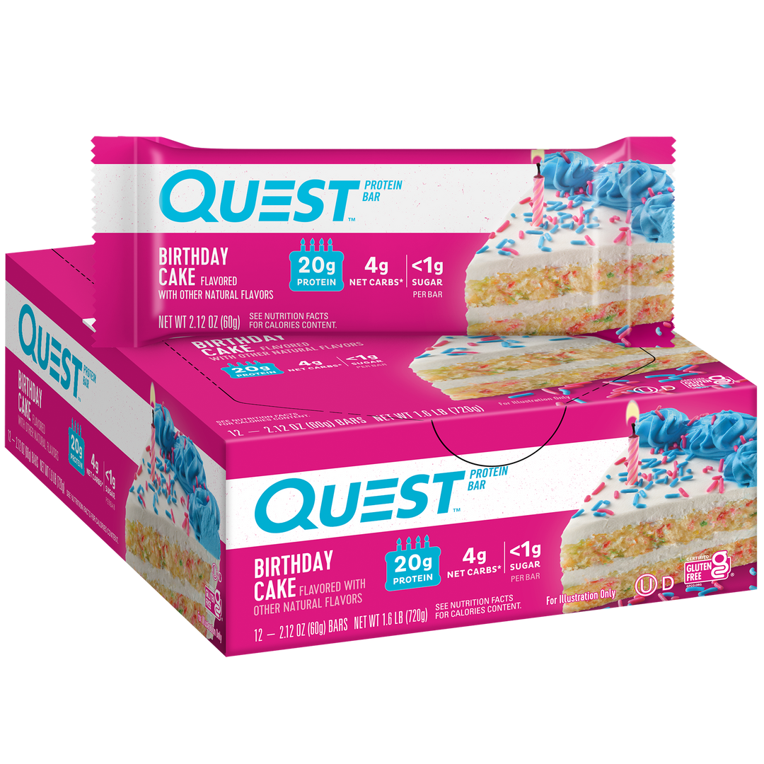 Quest Nutrition Birthday Cake Protein Bars