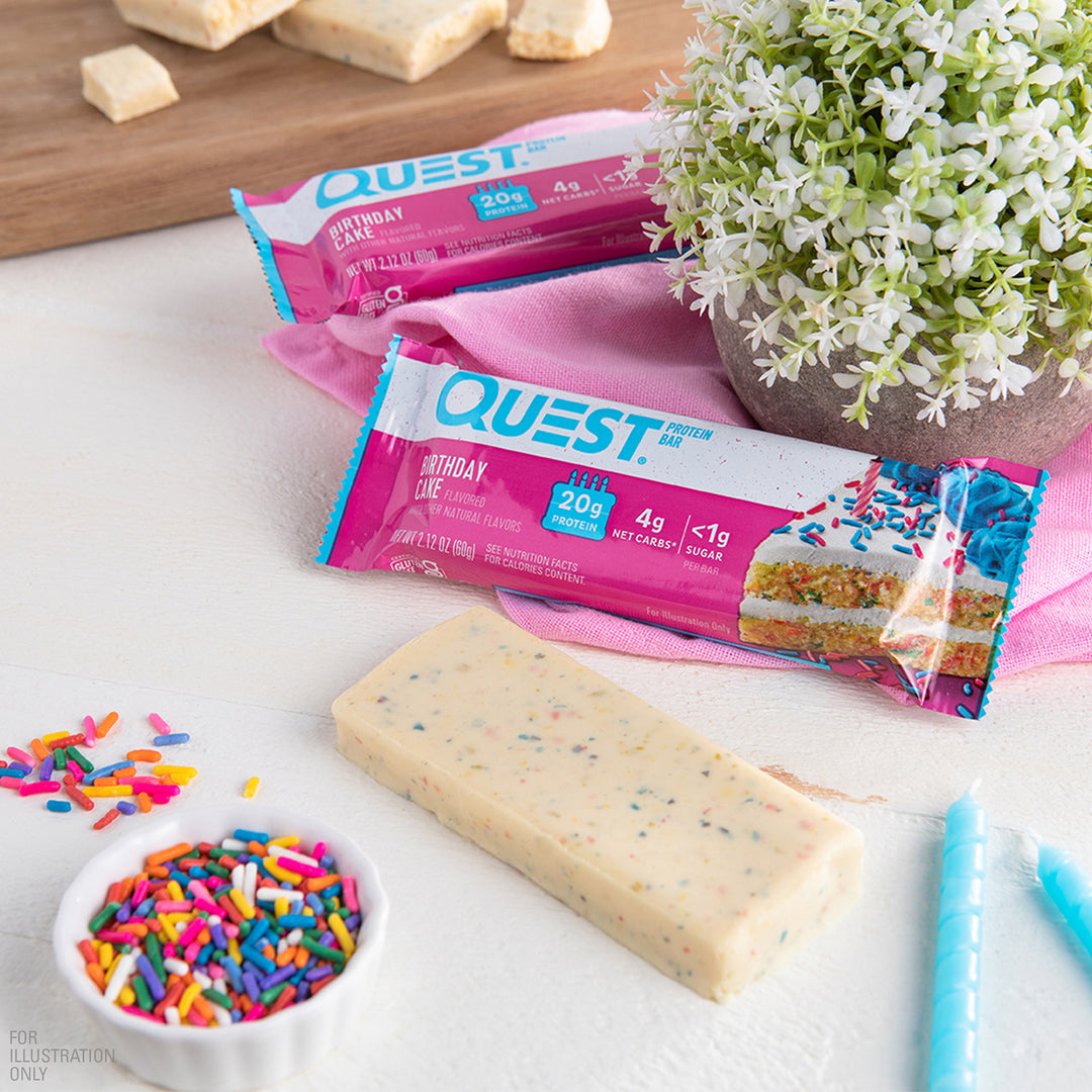 Quest Nutrition Birthday Cake Protein Bars