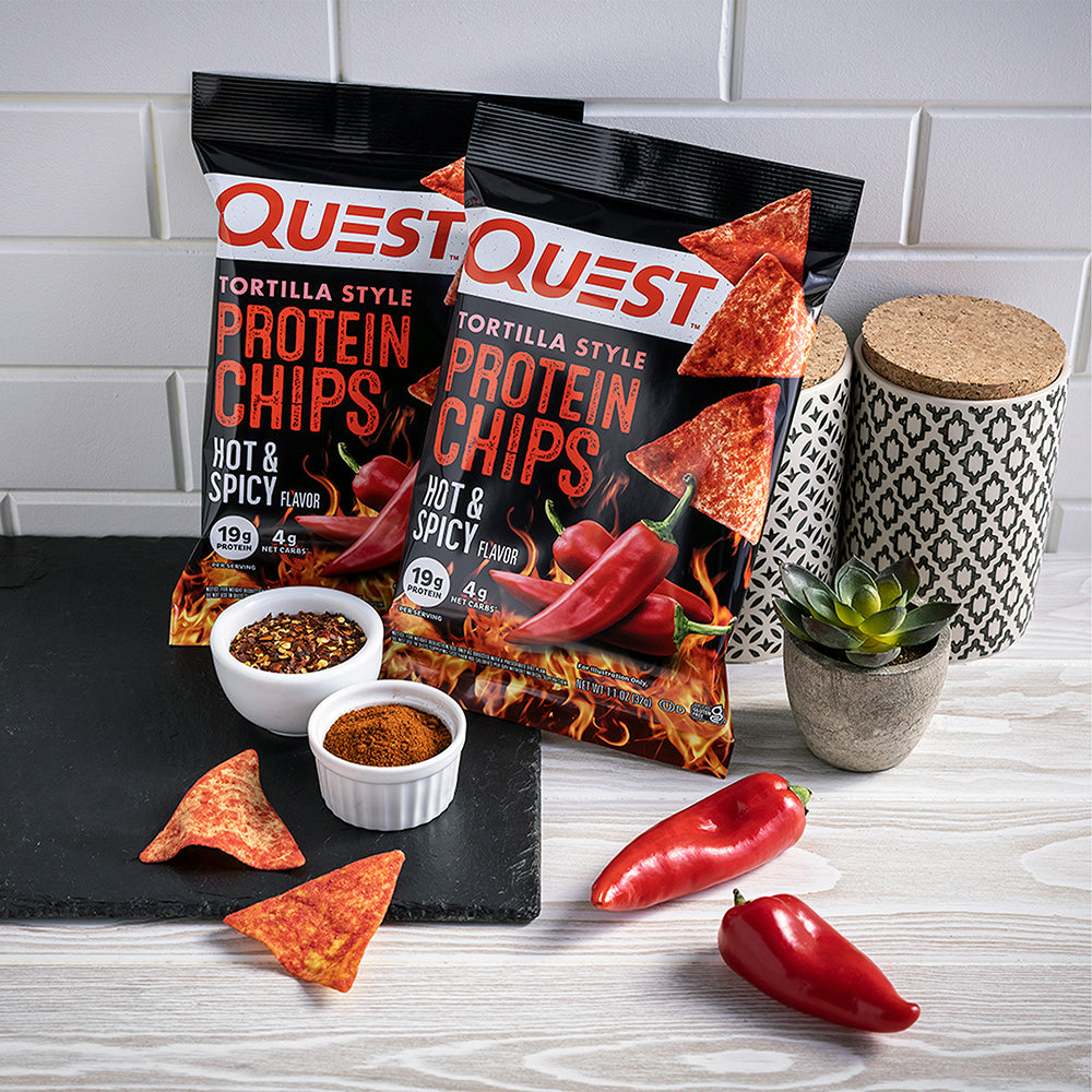 Quest Nutrition Hot & Spicy Tortilla Style Protein Chips