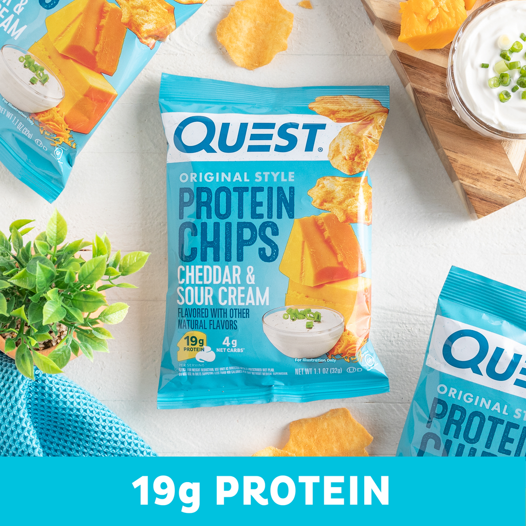 Quest Nutrition Cheddar & Sour Cream Original Style Protein Chips