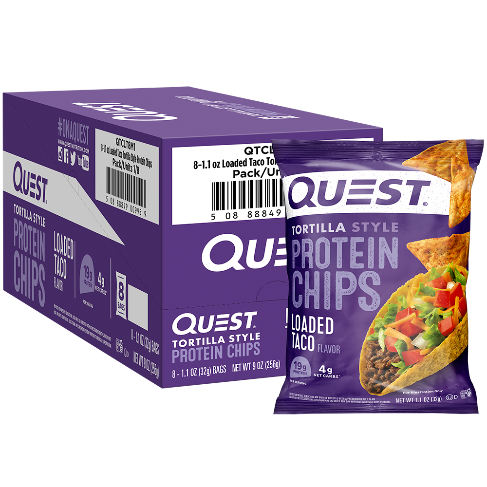 Quest Nutrition Loaded Taco Tortilla Style Protein Chips