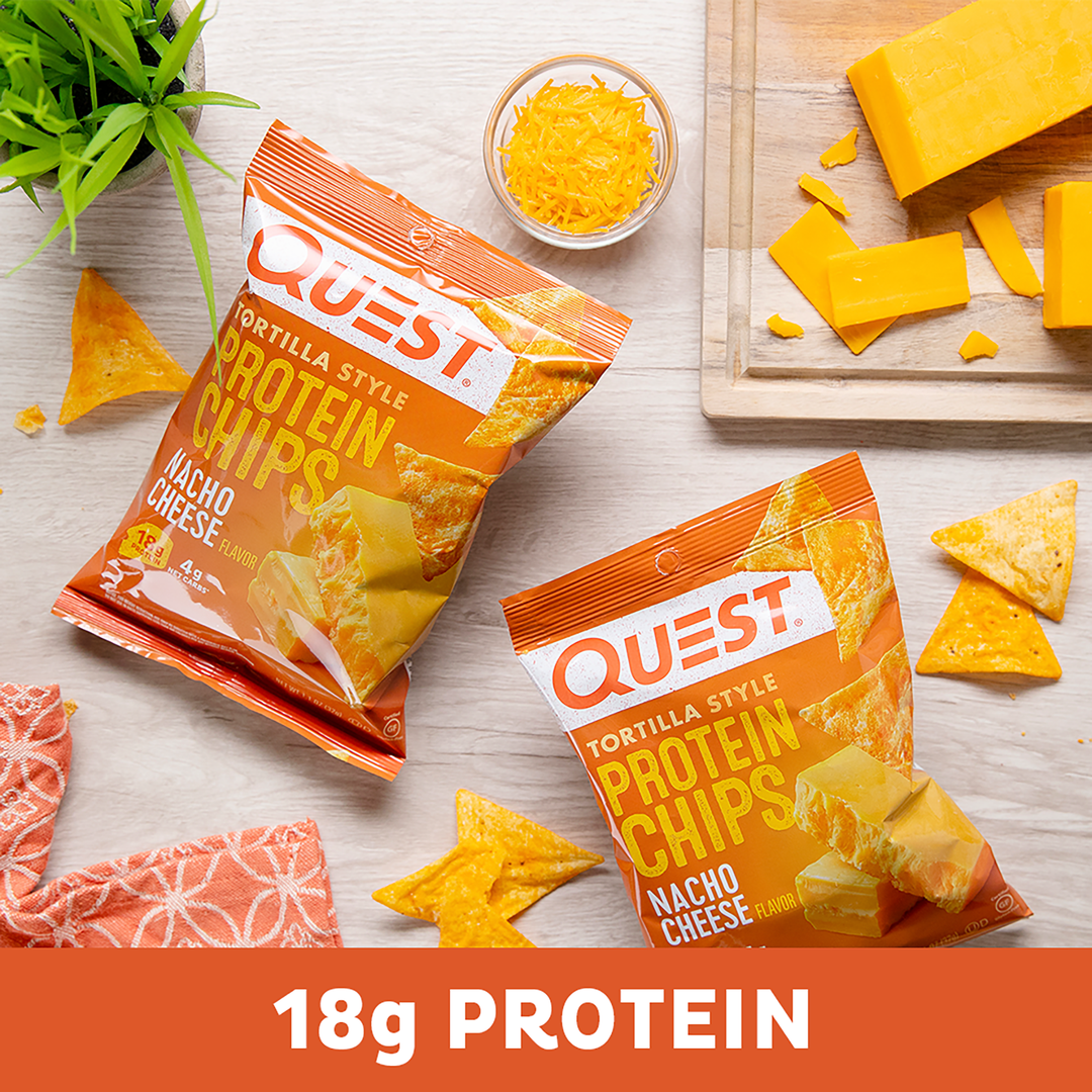 Quest Nutrition Nacho Cheese Tortilla Style Protein Chips