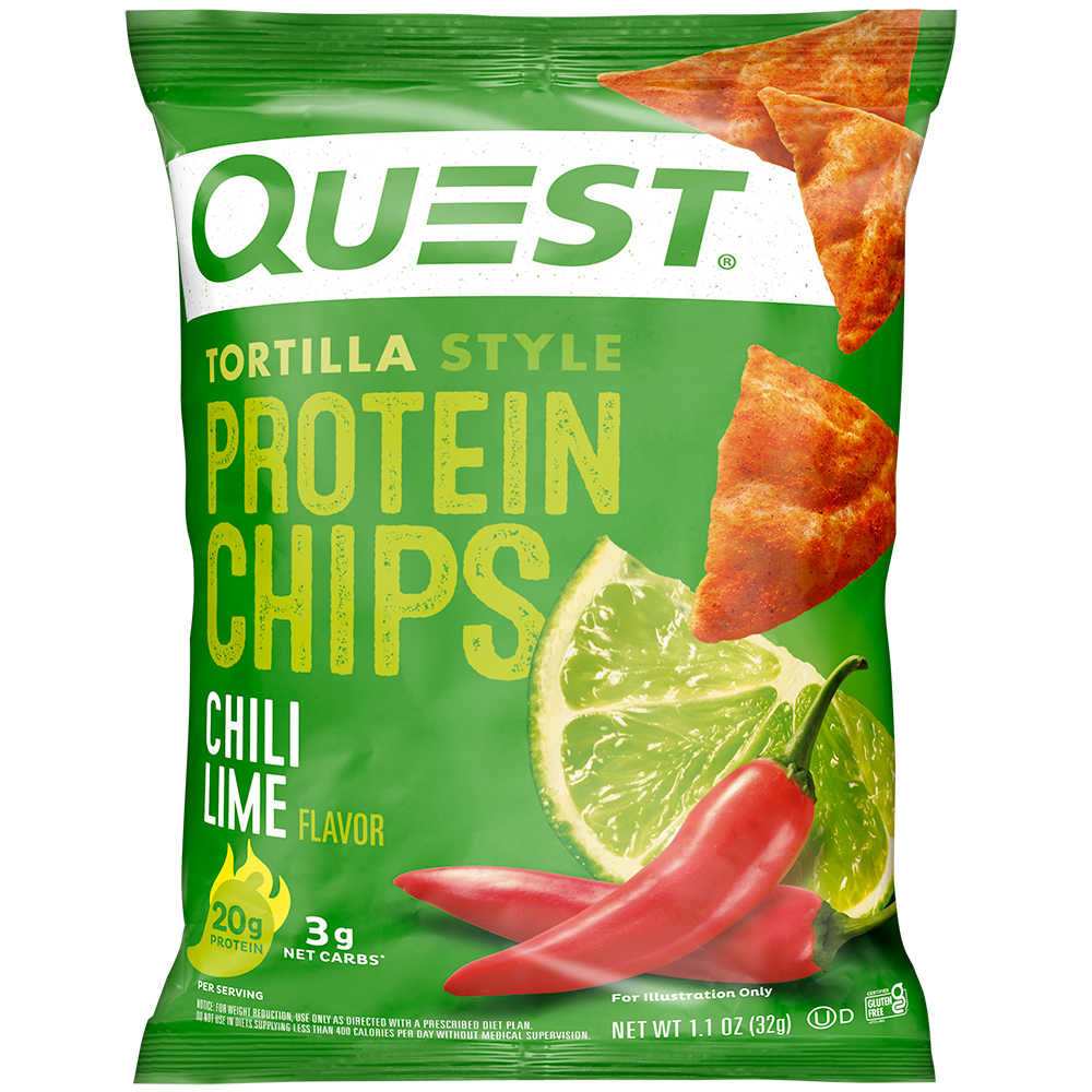 Quest Nutrition Chili Lime Tortilla Style Protein Chips