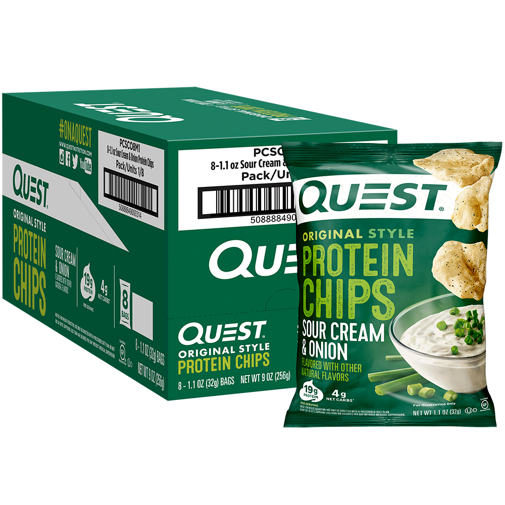 Quest Nutrition Sour Cream & Onion Original Style Protein Chips