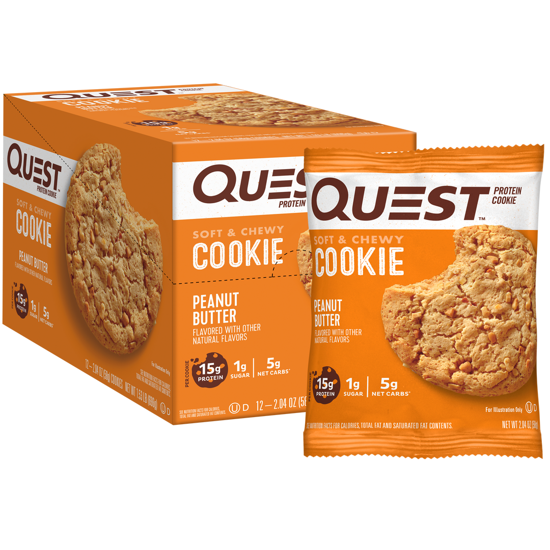 Quest Nutrition Peanut Butter Protein Cookies