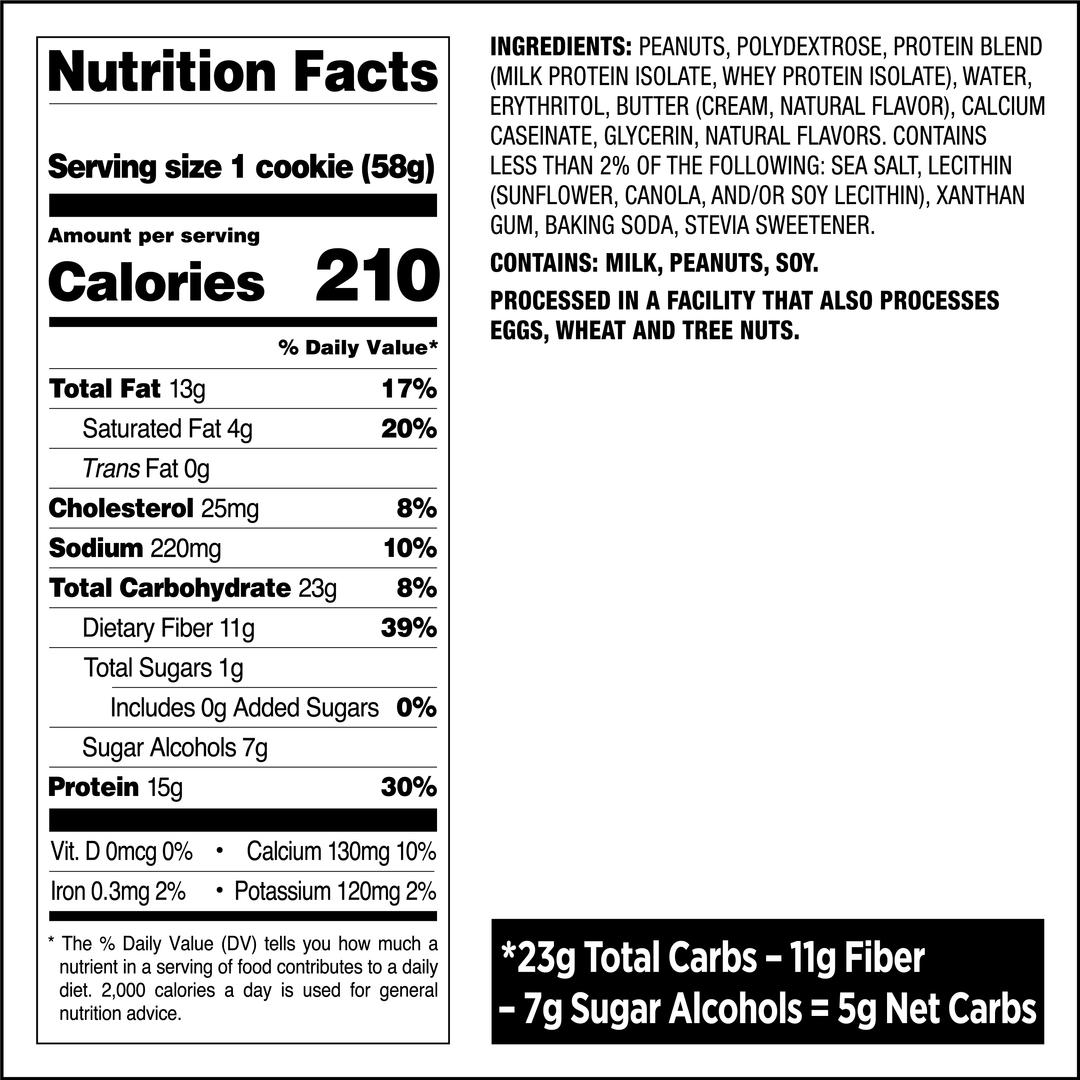 Quest Nutrition Peanut Butter Protein Cookies