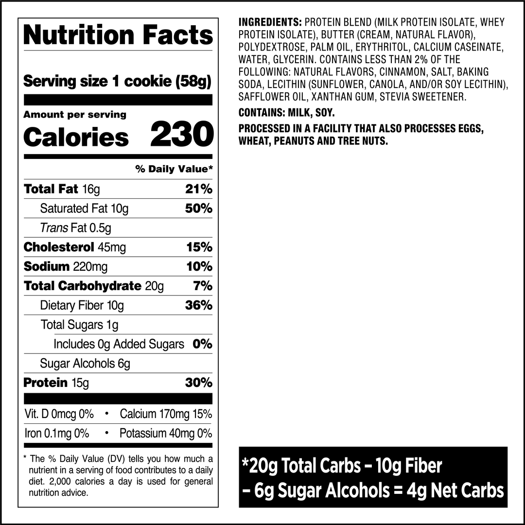 Quest Nutrition Snickerdoodle Protein Cookies