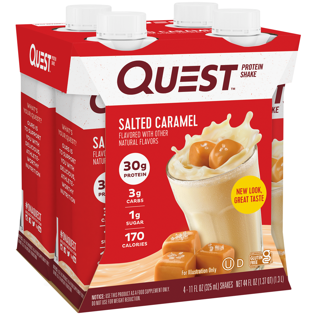 Quest Nutrition Salted Caramel Protein Shakes