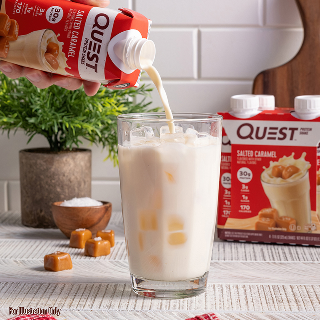 Quest Nutrition Salted Caramel Protein Shakes