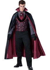 Abracadabra Nyc Premium Midnight Count Dracula Men's Vampire Costume