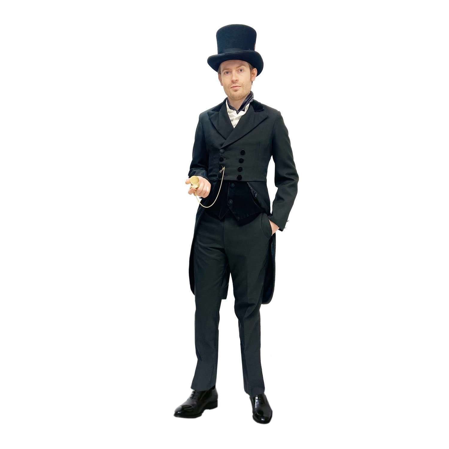 Abracadabra Nyc Victorian Men: Dickensian Tailcoat Adult Costume