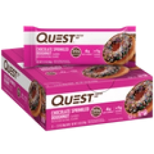 QUEST NUTRITION CHOCOLATE SPRINKLED DOUGHNUT PROTEIN BARS