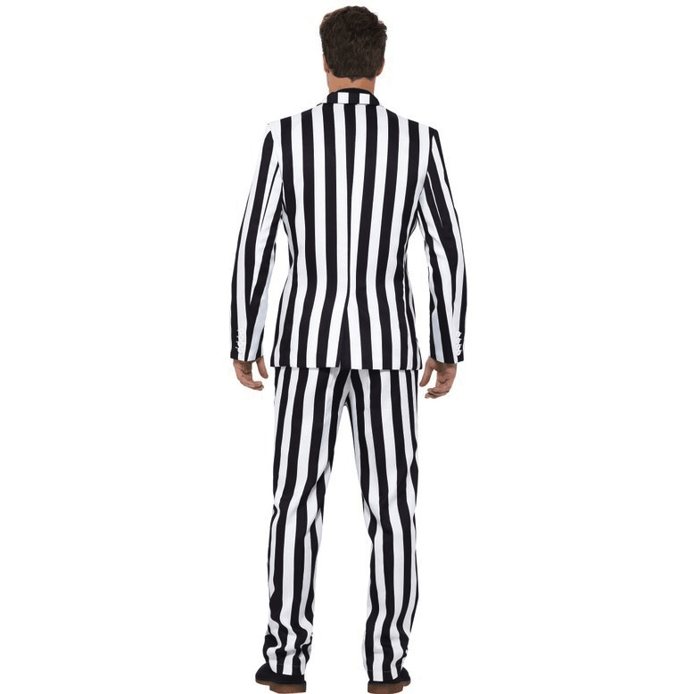 Abracadabra Nyc Humbug Black & White Striped Suit Adult Costume