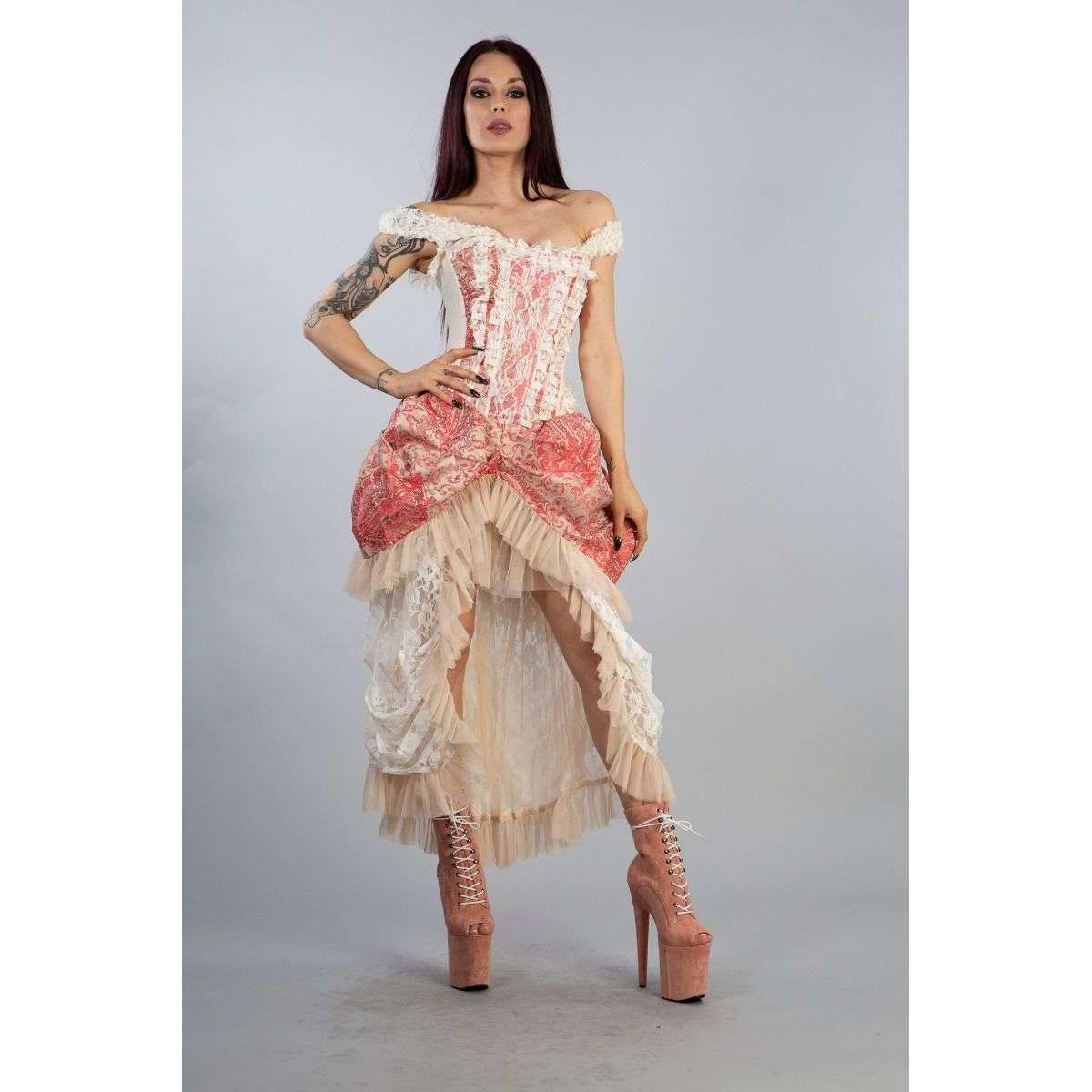 Abracadabra Nyc Deluxe Lace Versailles Corset Dress