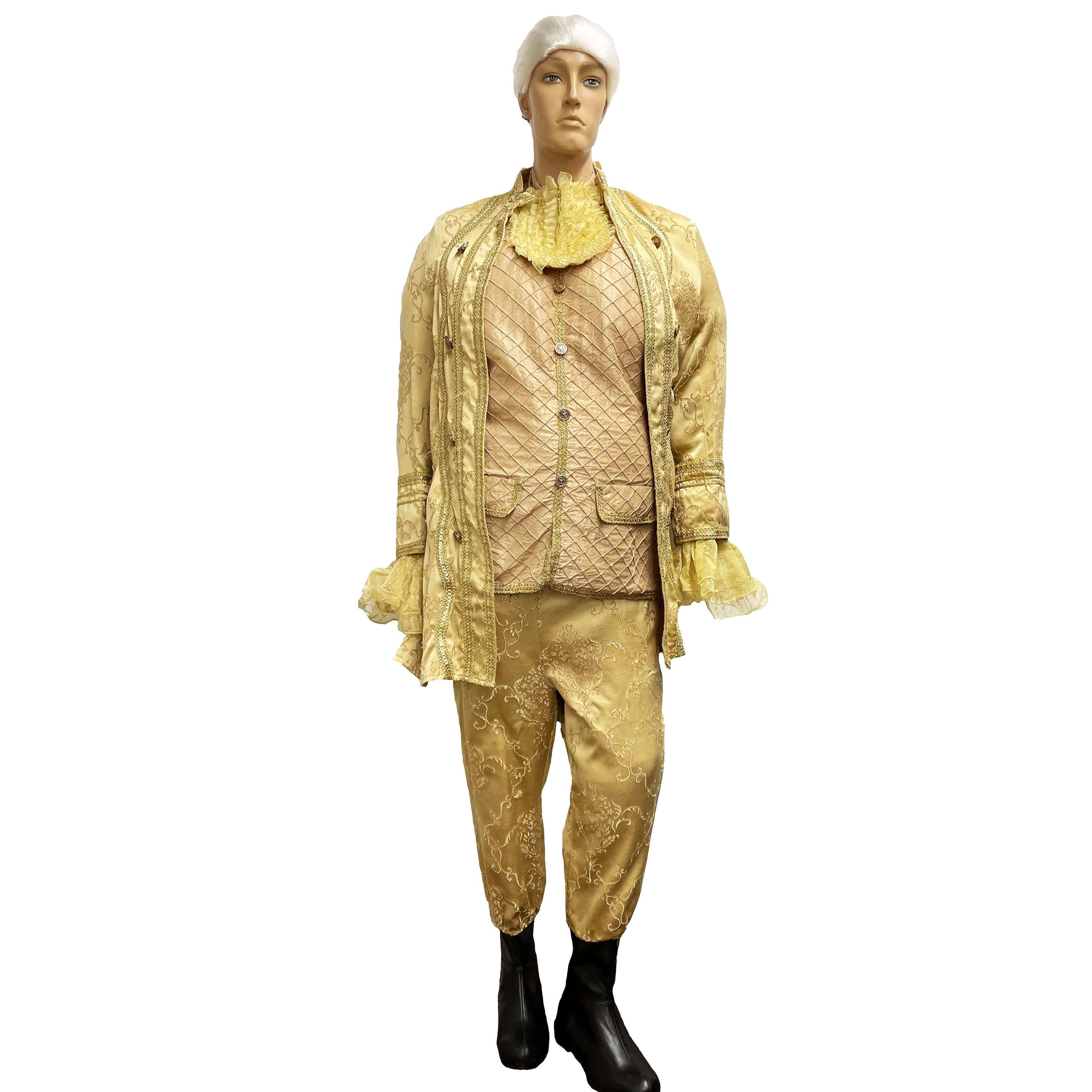 Abracadabra Nyc Colonial Men, Gold Louis 15th Costume